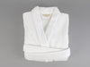 Organic cotton luxury bath robe duo in white