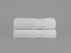 Organic cotton bath sheet set in white