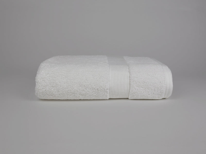 Organic cotton bath sheet in white