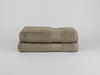 Organic cotton bath towel set in taupe