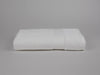 Organic cotton bath towel in white