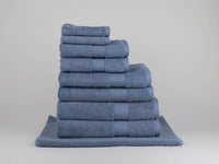 Organic cotton ultimate bath bundle in blue