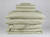 Organic cotton percale all in bedding bundle in natural