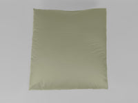 Organic cotton percale european pillowcases pair in natural