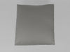 Organic cotton percale european pillowcases pair in pewter