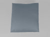 Organic cotton percale european pillowcases pair in powder blue