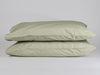 Organic cotton percale pillowcases pair natural